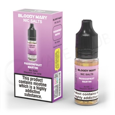 Passionfruit Martini Nic Salt E-Liquid by Bloody Bar