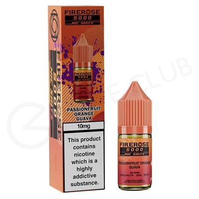 Passionfruit Orange Guava Nic Salt E-Liquid by Elux Firerose