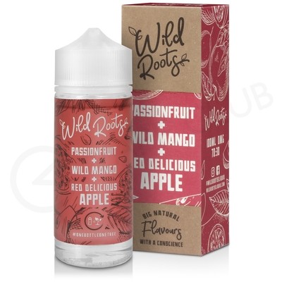Passionfruit, Wild Mango & Red Delicious Apple Shortfill E-Liquid by Wild Roots 100ml