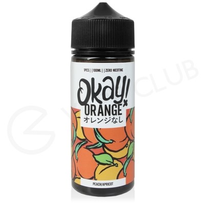 Peach & Apricot Shortfill E-Liquid by Okay Orange 100ml