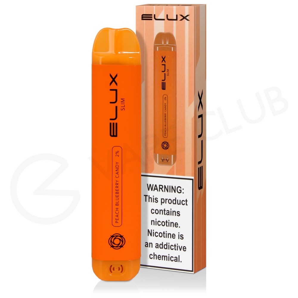 Peach Blueberry Candy Elux Slim Disposable Vape