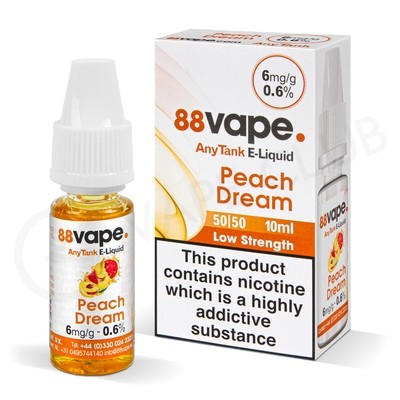 Peach Dream E-Liquid by 88Vape Any Tank