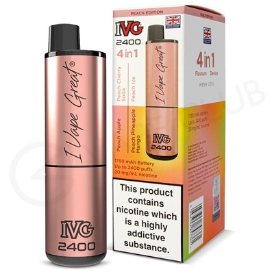 Peach Edition IVG 2400 Disposable Vape