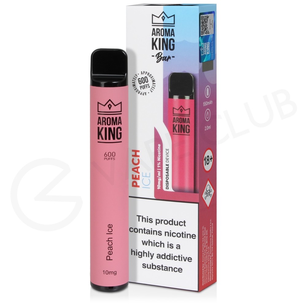 Peach Ice Aroma King Disposable Vape