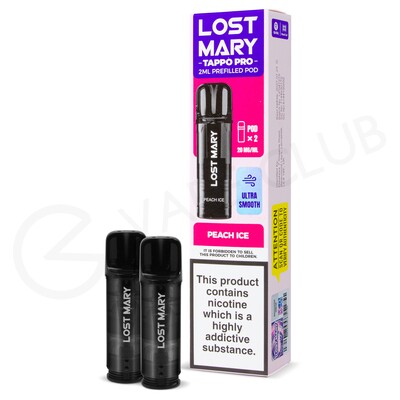 Peach Ice Lost Mary Tappo Prefilled Pod