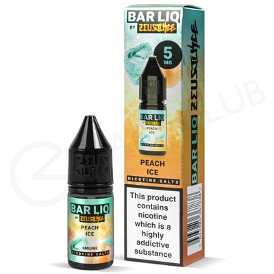 Peach Ice Nic Salt E-Liquid by Bar Liq