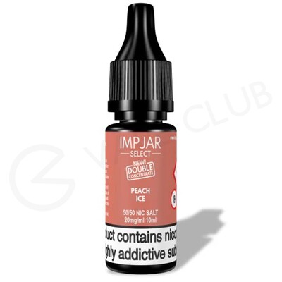 Peach Ice Nic Salt E-Liquid by Imp Jar Select