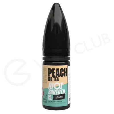 Peach Ice Tea Nic Salt E-Liquid by Riot Bar Edition