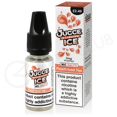 Peach Iced Tea Nic Salt E-Liquid by Jucce Ice