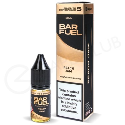 Peach Jam Nic Salt E-Liquid by Bar Fuel