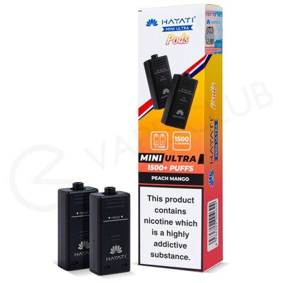 Peach Mango Hayati Mini Ultra Prefilled Pods