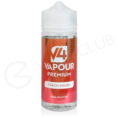 Peach Sours Shortfill E-Liquid by V4 Vapour Premium 100ml