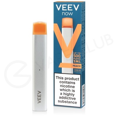 Peach Veev Now Disposable Vape