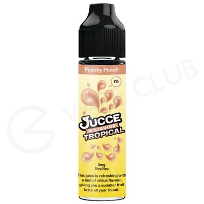 Peachy Peach Shortfill E-Liquid by Jucce Tropical 50ml