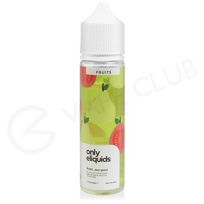 Pear Guava Shortfill E-Liquid by Only Eliquids Fruits 50ml