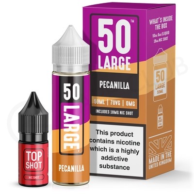 Pecanilla Shortfill E-Liquid by 50 Large 50ml