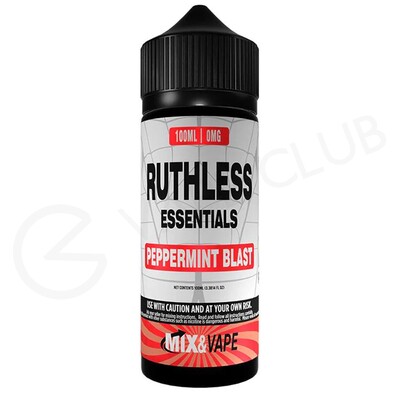 Peppermint Blast Shortfill E-Liquid by Ruthless Essentials 100ml