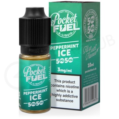 Peppermint Ice E-Liquid by Pocket Fuel 50/50