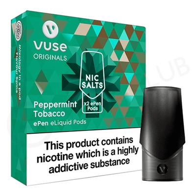 Peppermint Tobacco ePen Nic Salt Prefilled Pod by Vuse