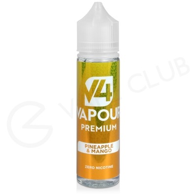 Pineapple & Mango Shortfill E-Liquid by V4 Vapour Premium 50ml