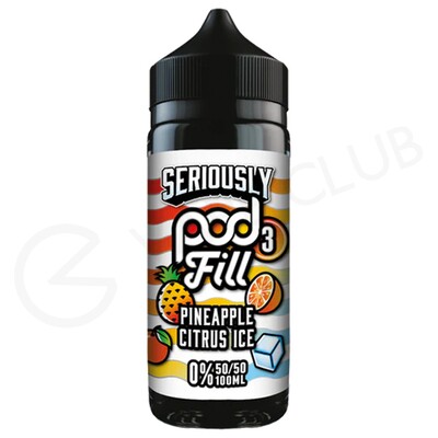 Pineapple Citrus Ice Shortfill E-Liquid by Seriously Pod Fill 3 100ml