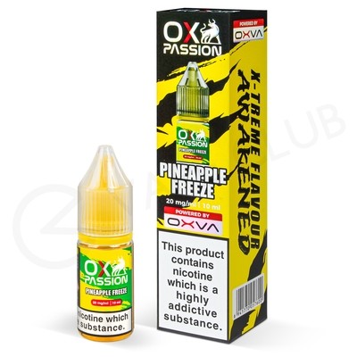 Pineapple Freeze Nic Salt E-Liquid by Oxva Passion