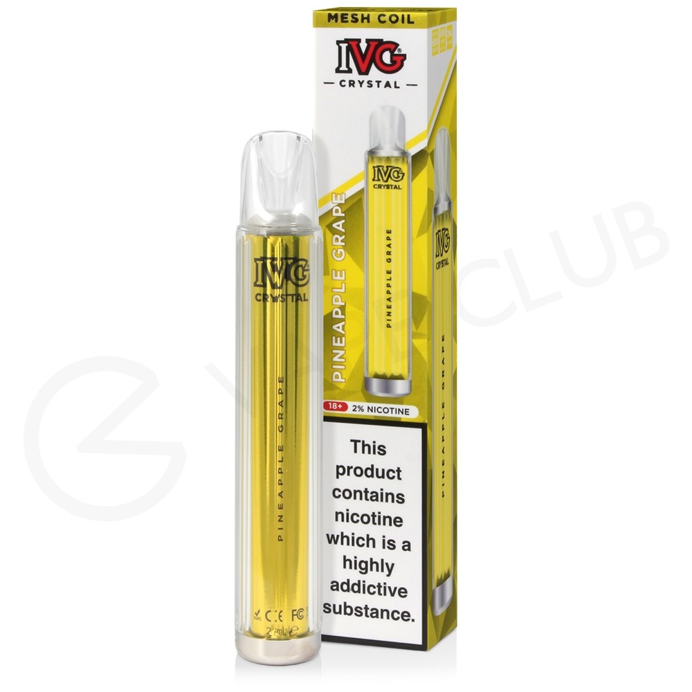 Pineapple Grape IVG Bar Crystal Disposable Vape