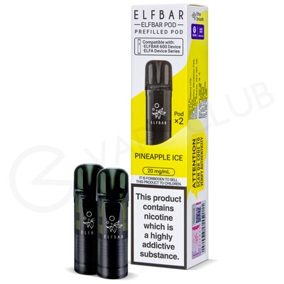 Pineapple Ice Elf Bar 600 Prefilled Pods