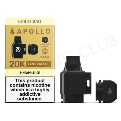 Pineapple Ice Gold Bar Apollo Prefilled Pod