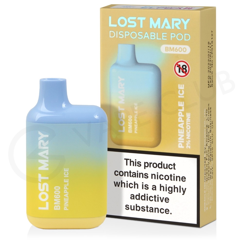 Cola Disposable Vape by Lost Mary BM600, FREE UK Delivery