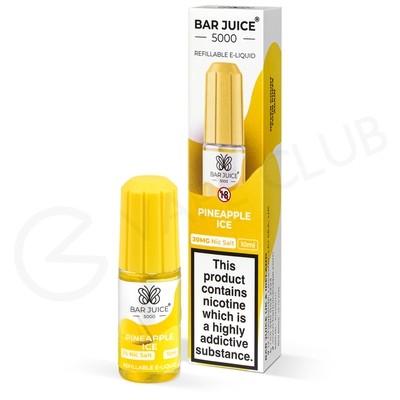 Pineapple Ice Nic Salt E-Liquid by Bar Juice 5000