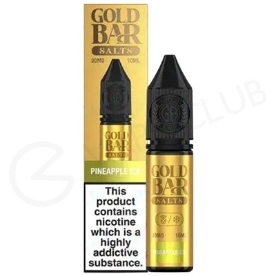 Pineapple Ice Nic Salt E-Liquid by Gold Bar Salts