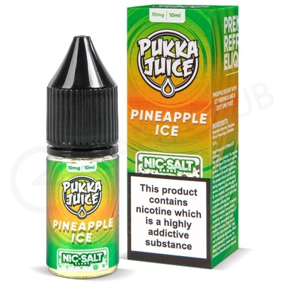 Pineapple Ice Nic Salt E-Liquid by Pukka Juice