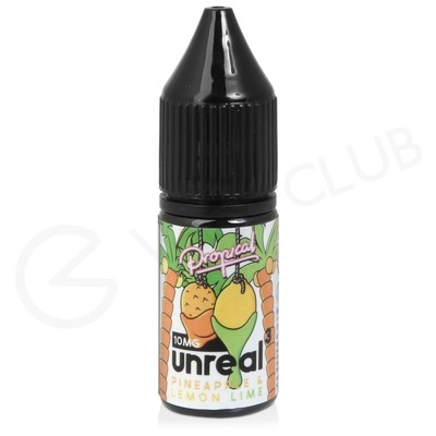 Pineapple, Lemon & Lime Nic Salt E-Liquid by Unreal 3