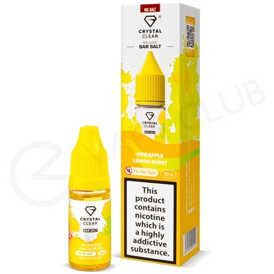 Pineapple Lemon Burst Nic Salt E-Liquid by Crystal Clear