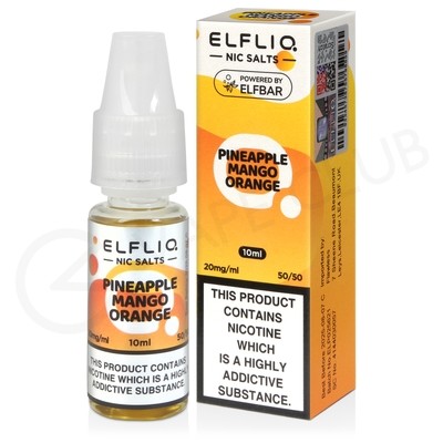 Pineapple Mango Orange Nic Salt E-Liquid by Elf Bar Elfliq