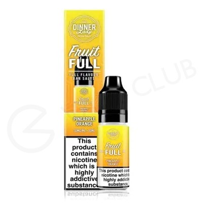 Pineapple Orange Nic Salt E-Liquid by Dinner Lady Fruit Full