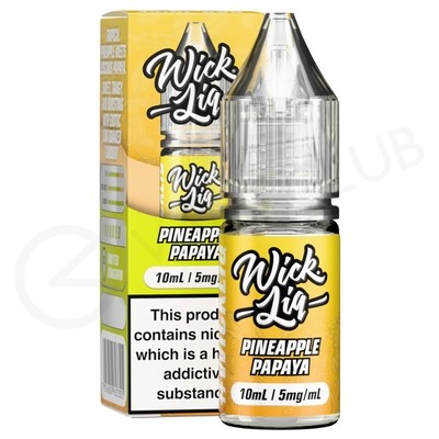 Pineapple Papaya Nic Salt E-Liquid by Wick Liq Bar Juice