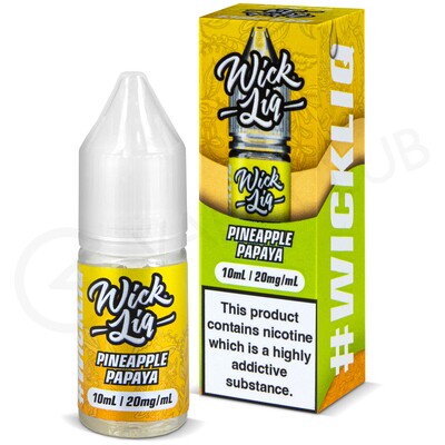 Pineapple Papaya Nic Salt E-Liquid by Wick Liq Bar Juice