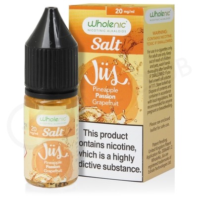 Pineapple Passionfruit & Grapefruit Nic Salt E-Liquid by Wholenic Jus