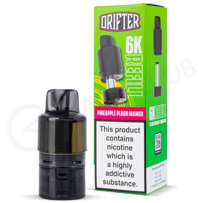 Pineapple Peach Mango Drifter 6K Bar Refill Pack
