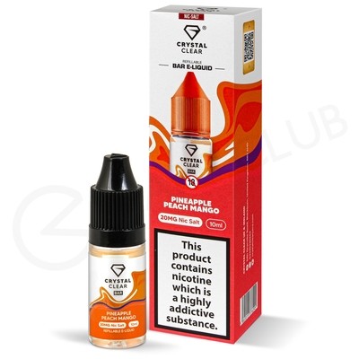 Pineapple Peach Mango Nic Salt E-Liquid by Crystal Clear