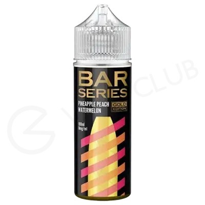 Pineapple Peach Watermelon Shortfill E-Liquid by Bar Series Gold Edition 100ml