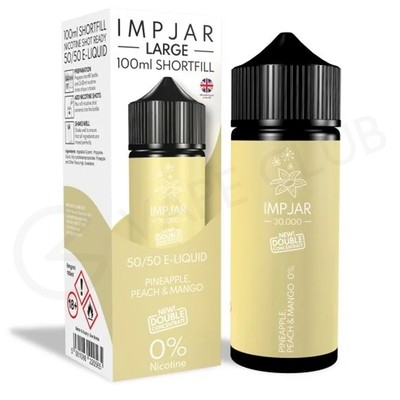Pineapple Peach Mango Shortfill E-Liquid by Imp Jar Large 100ml
