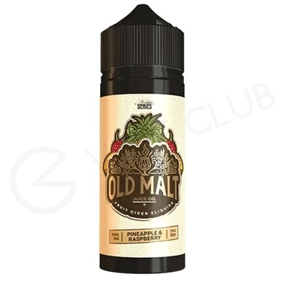 Pineapple Raspberry Shortfill E-Liquid by Old Malt 100ml