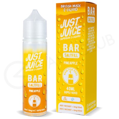 Pineapple Saltfill E-Liquid by Just Juice Bar 40ml