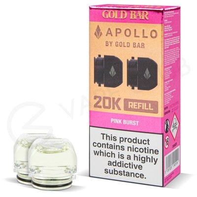 Pink Burst Gold Bar Apollo Prefilled Pods