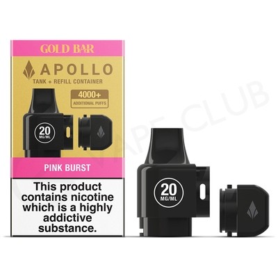 Pink Burst Gold Bar Apollo Replacement Pods