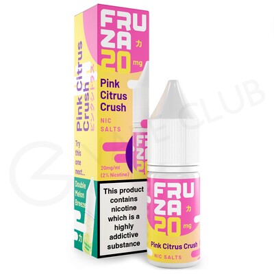 Pink Citrus Crush Nic Salt E-Liquid by Fruza