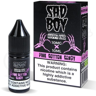 Pink Cotton Candy Nic Salt E-Liquid by Sadboy